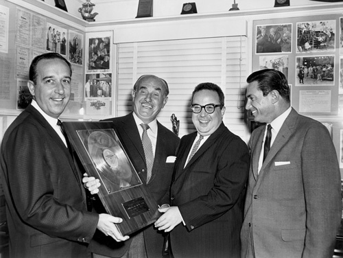 Mike Coolidge, Jack Warner, Allan Sherman and Mike Maitland circa mid 1960s