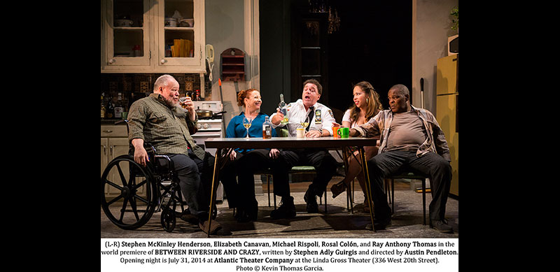 Between Riverside and Crazy, by Stephen Adly Guirgis, dir. Austin Pendleton at The Atlantic Theater Company