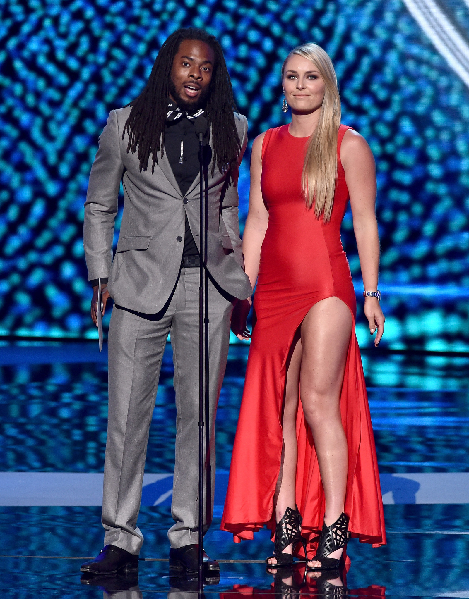 Richard Sherman and Lindsey Vonn