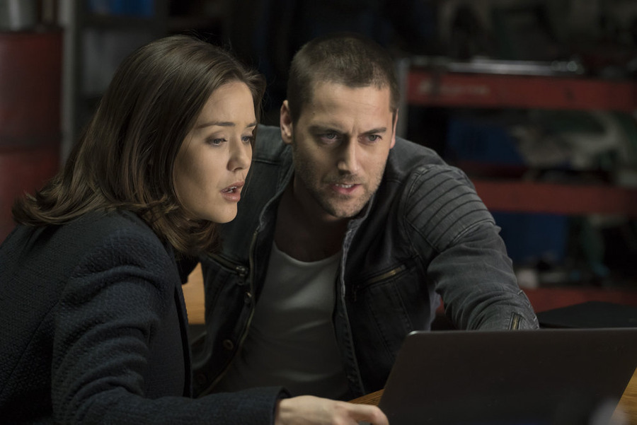 Virginia Sherwood, Megan Boone, Ryan Eggold and Liz Keen