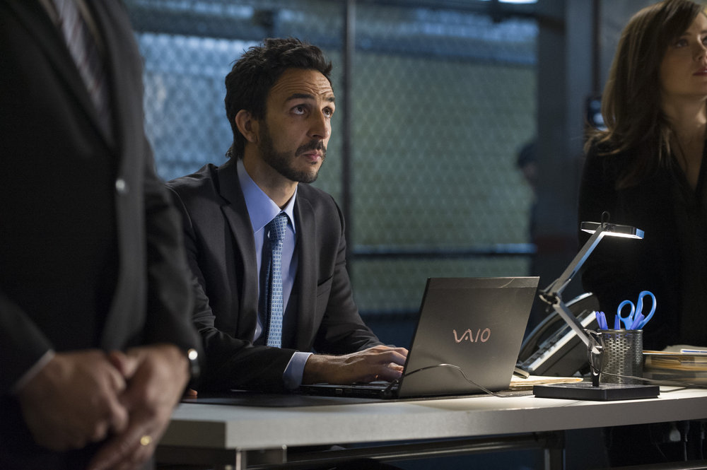 Still of Virginia Sherwood and Amir Arison in The Blacklist (2013)