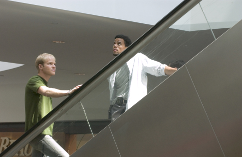 Still of Blake Shields and Michael Ealy in Sleeper Cell (2005)