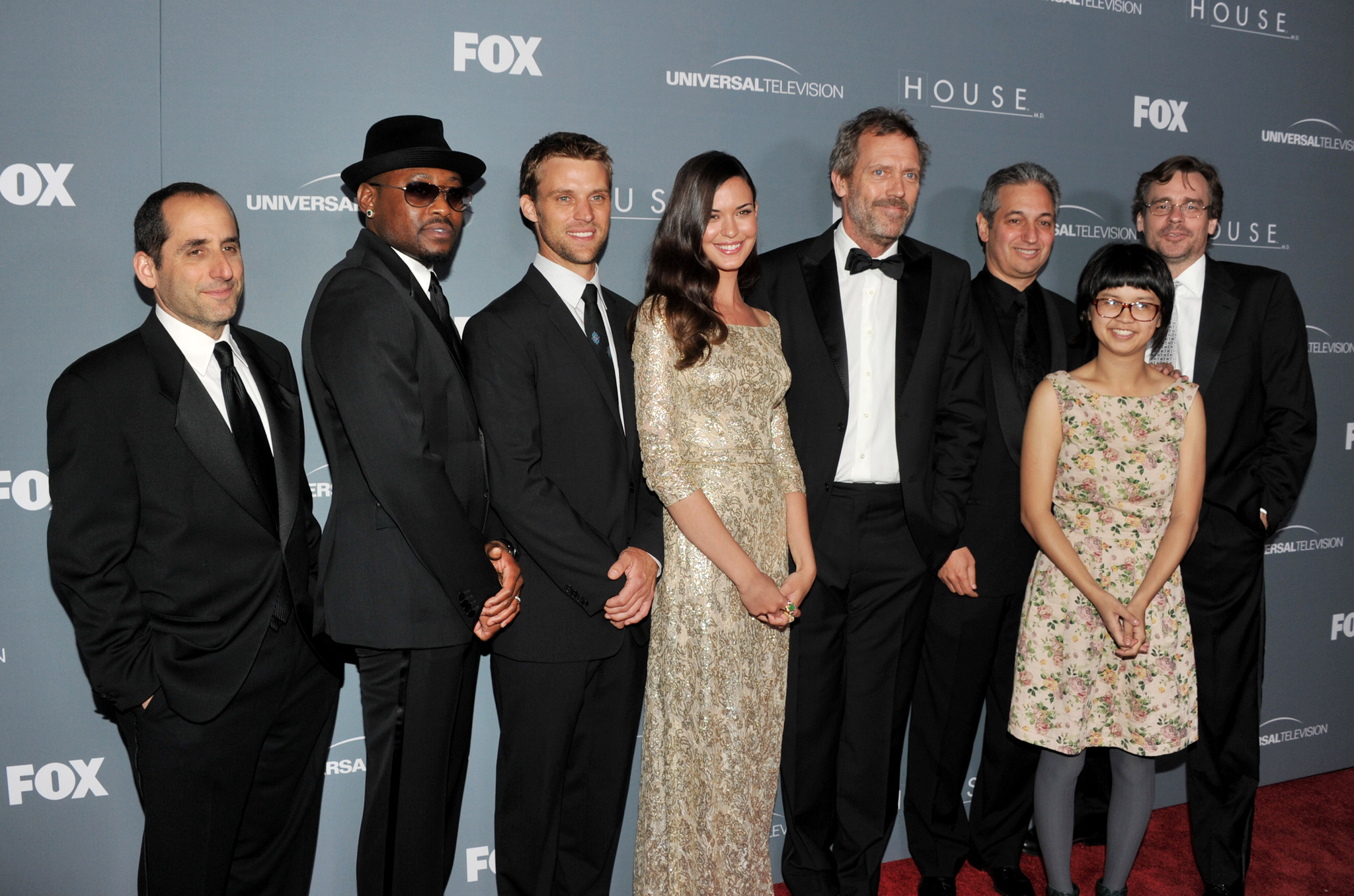 Robert Sean Leonard, Omar Epps, Peter Jacobson, Hugh Laurie, David Shore, Jesse Spencer, Odette Annable and Charlyne Yi at event of Hausas (2004)