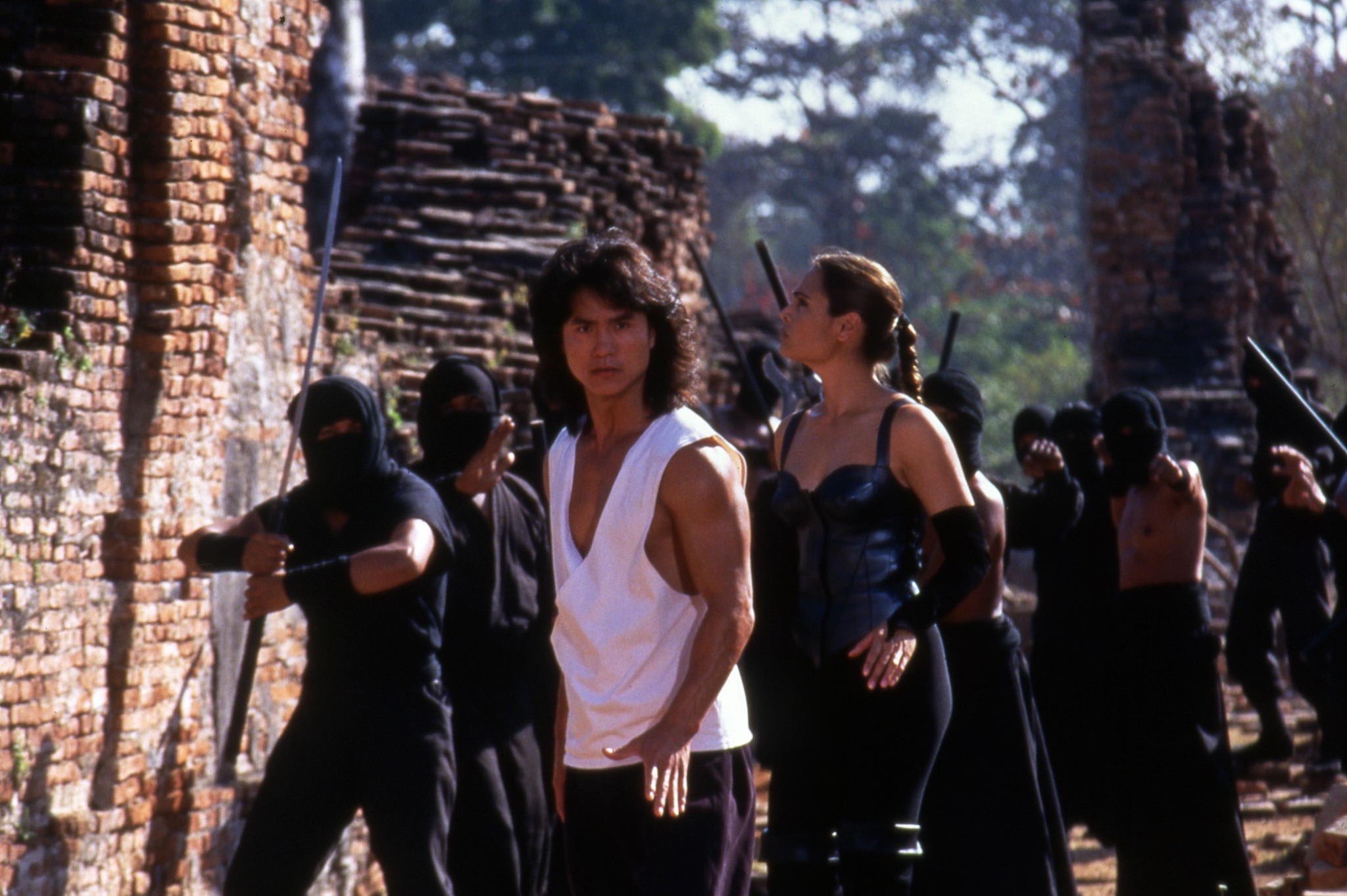 Still of Talisa Soto and Robin Shou in Mortal Kombat (1995)
