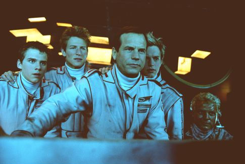 Still of Bill Paxton, Lex Shrapnel, Philip Winchester, Dominic Colenso and Ben Torgersen in Thunderbirds (2004)