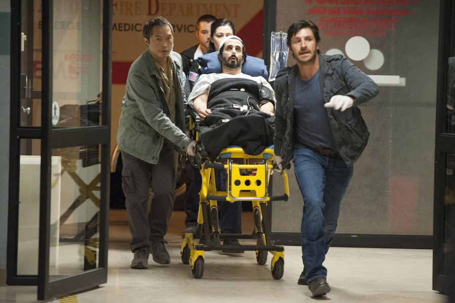 Still of Ken Leung, Ryan P. Shrime, Merle Dandridge and Eoin Macken in The Night Shift (2014)