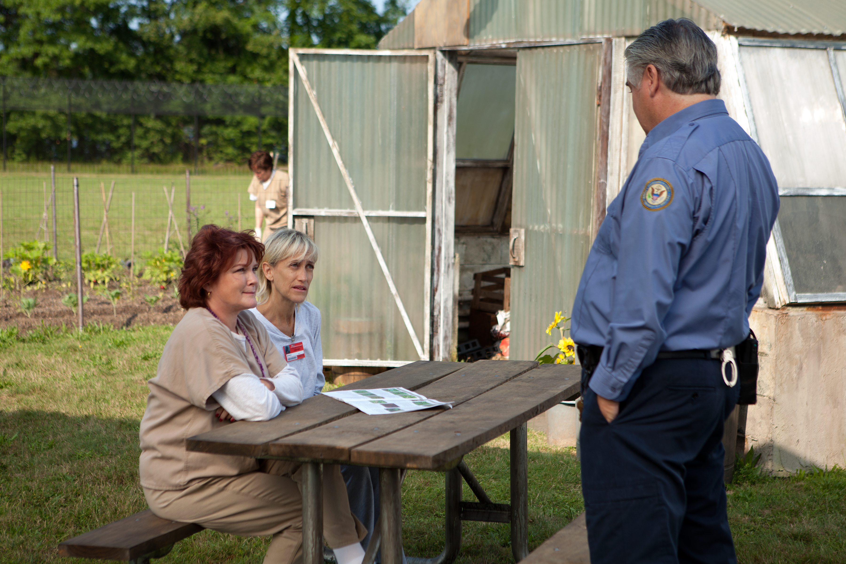 Still of Kate Mulgrew and Constance Shulman in Orange Is the New Black (2013)