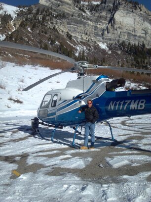 Filming a commercial in the mountains of Utah