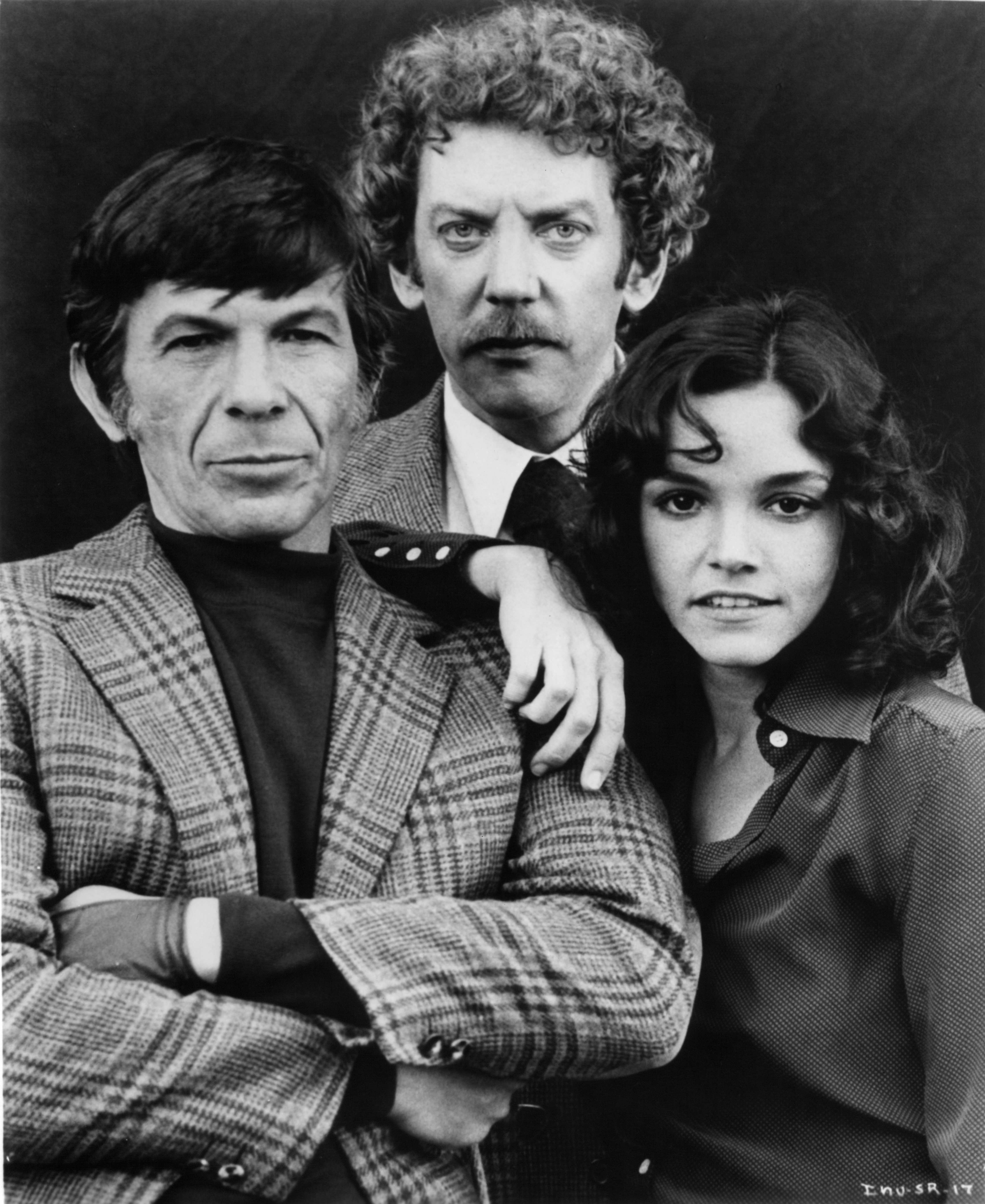 Still of Leonard Nimoy, Donald Sutherland, Brooke Adams and Don Siegel in Invasion of the Body Snatchers (1978)