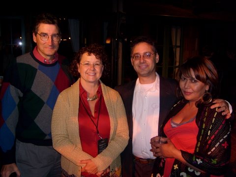 Thomas Porter, H.B. Siegel and Nancy Tague at event of The Pixar Story (2007)