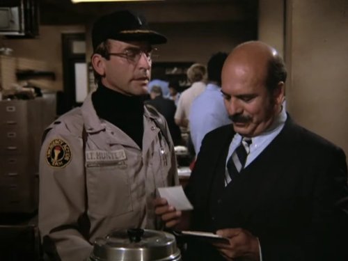 Still of René Enríquez and James Sikking in Hill Street Blues (1981)