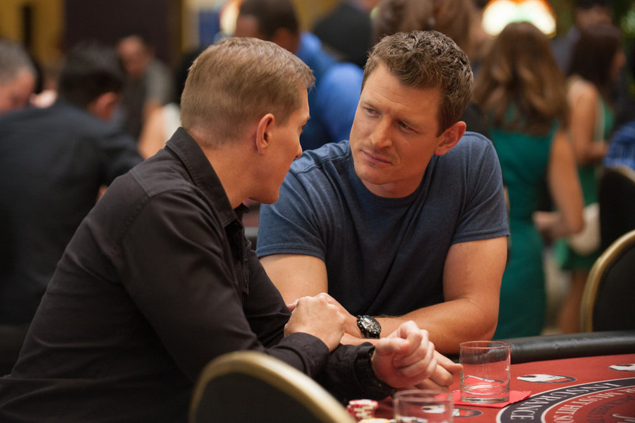Still of Joseph Sikora and Philip Winchester in The Player (2015)