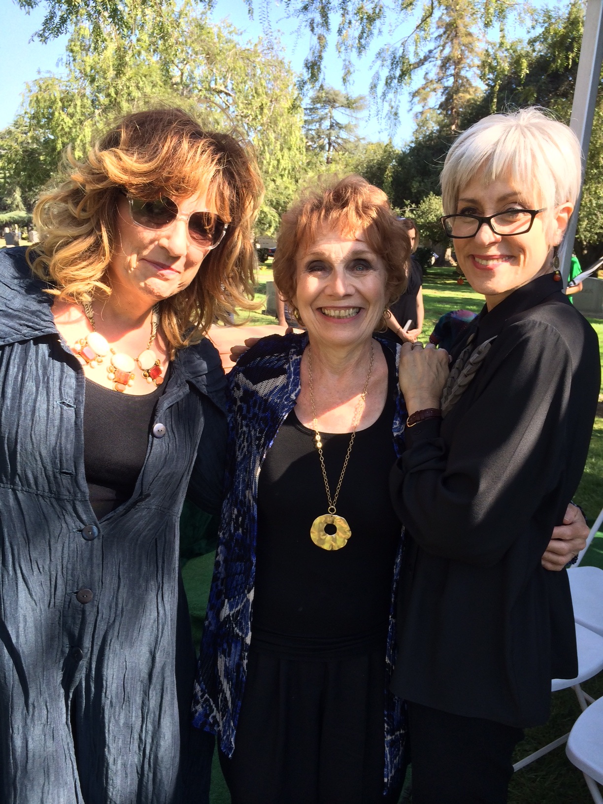 Caroline Aaron, Gail Silver and Judith Light on 