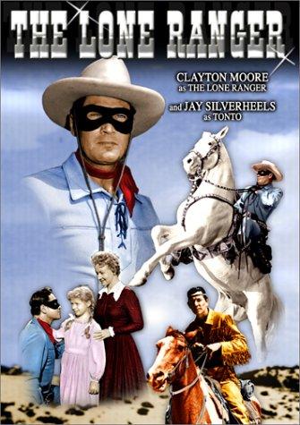 Clayton Moore, Bonita Granville, Jay Silverheels and Beverly Washburn in The Lone Ranger (1956)