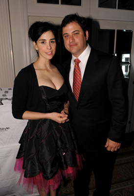 Jimmy Kimmel and Sarah Silverman