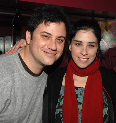 Jimmy Kimmel and Sarah Silverman