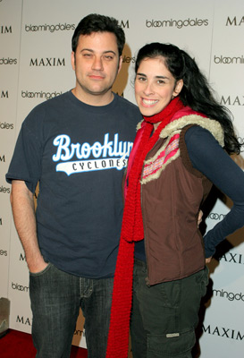 Jimmy Kimmel and Sarah Silverman