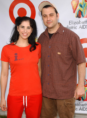 Jimmy Kimmel and Sarah Silverman