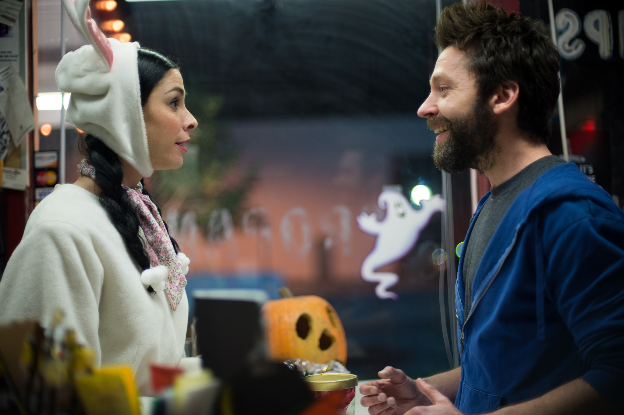Sarah Silverman and Michael Weston at event of Gravy (2015)