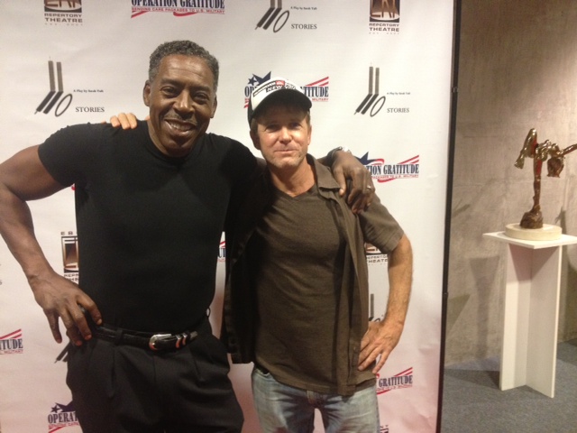 with co-star Ernie Hudson @ premiere of 