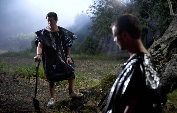 Still of Max Beesley and John Simm in Mad Dogs (2011)