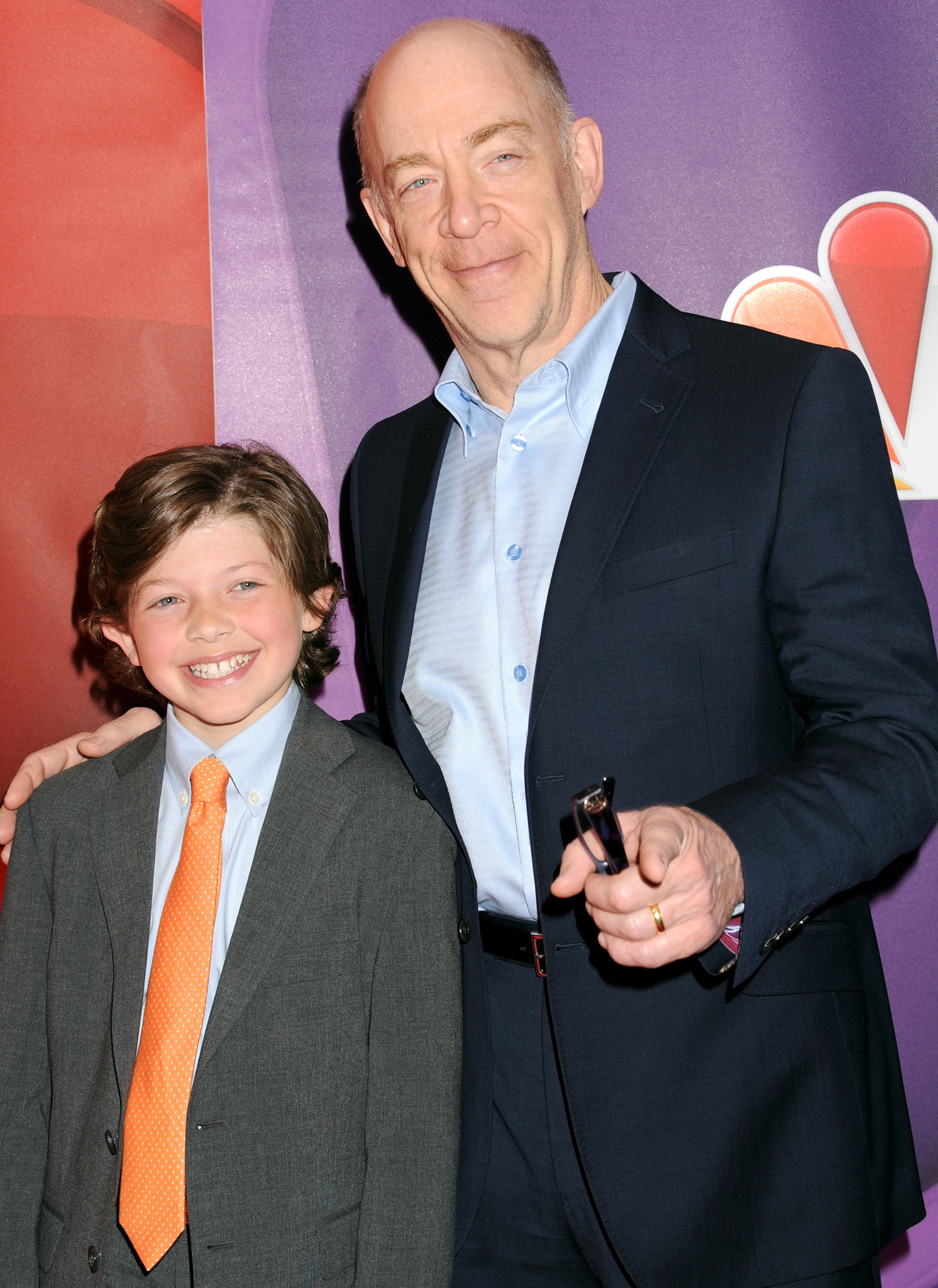 J.K. Simmons and Eli Baker