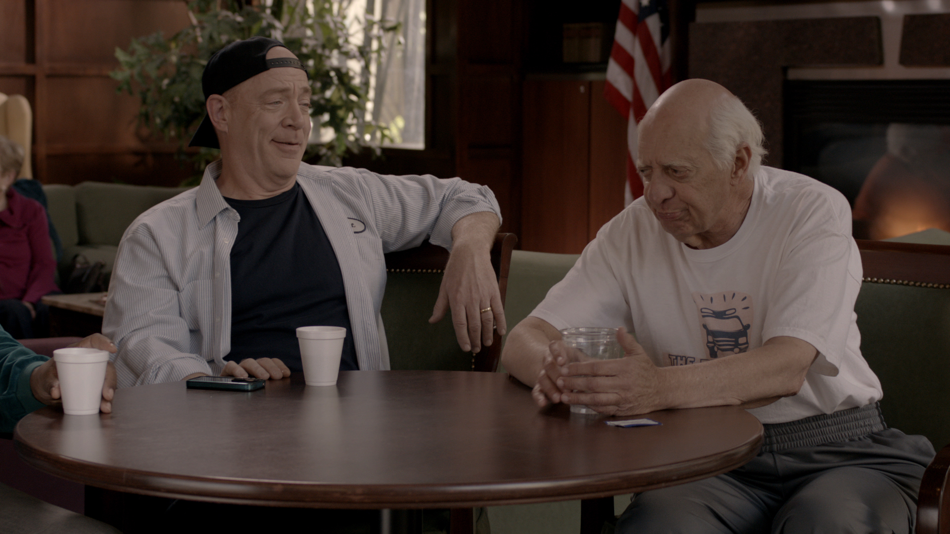 Still of Basil Hoffman and J.K. Simmons in 3 Geezers! (2013)