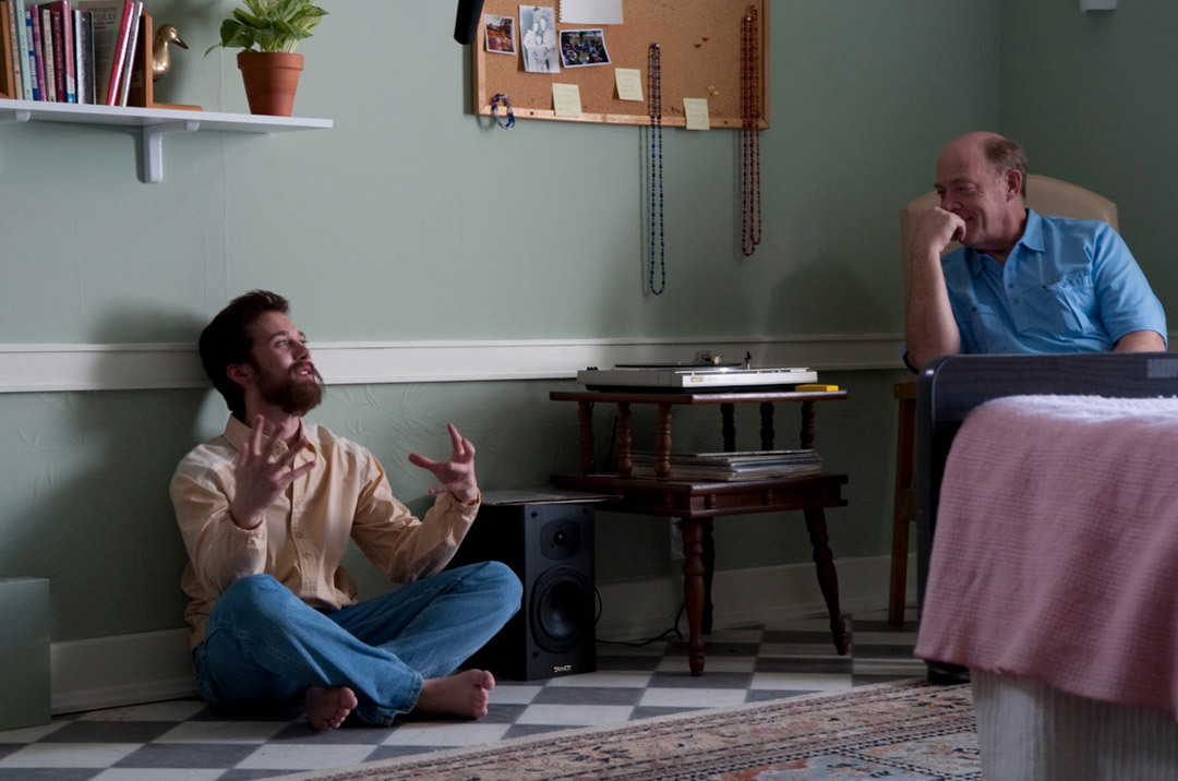 Still of J.K. Simmons and Lou Taylor Pucci in The Music Never Stopped (2011)