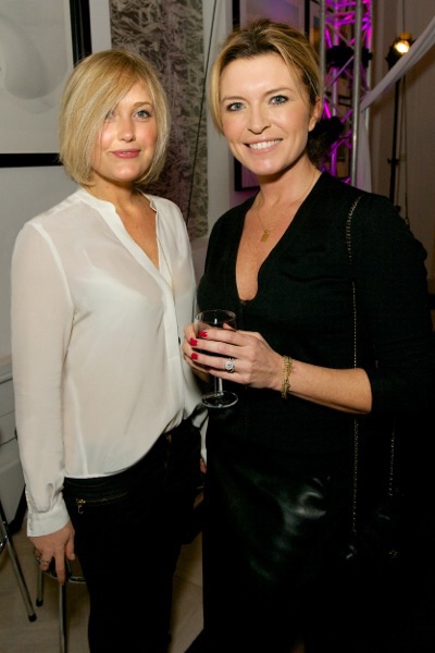 Mika Simmons and Tina Hobley Grace & Wilde launch London November 2013