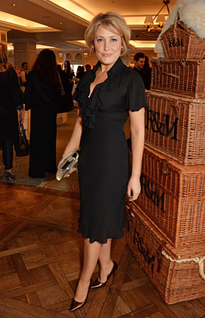 Mika Simmons attends a lunch at Fortnum and Mason in aid of Silent No More, the campaign raising money for the Gynaecological Cancer Fund, on November 12, 2014 in London, England