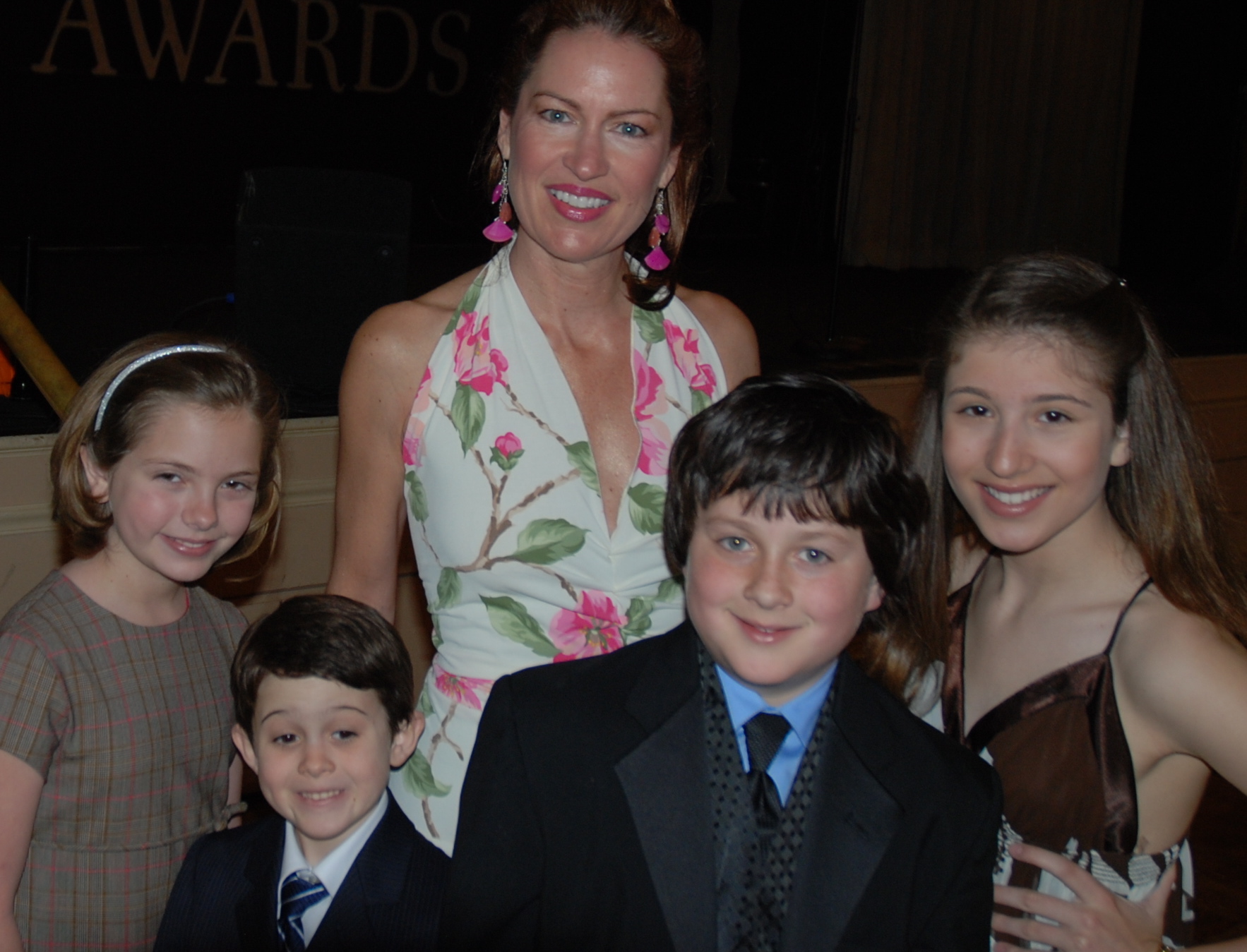 Trisha Simmons, Andrew Astor, Isabella Astor, Jolie Vanier, Marshall Hough at The Young Artists Awards