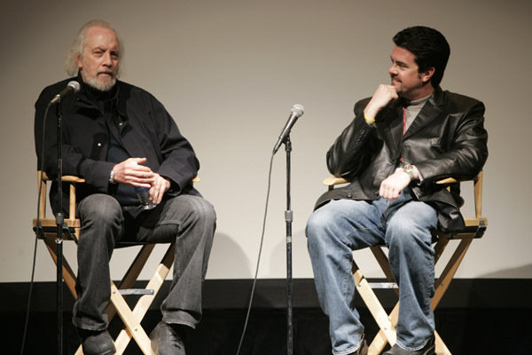 Writer/director Robert Towne and Alex Simon at the 2006 Santa Barbara International Film Festival.