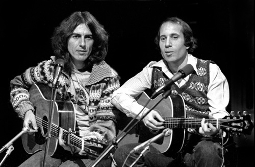 George Harrison and Paul Simon on Saturday Night Live 11-20-1976