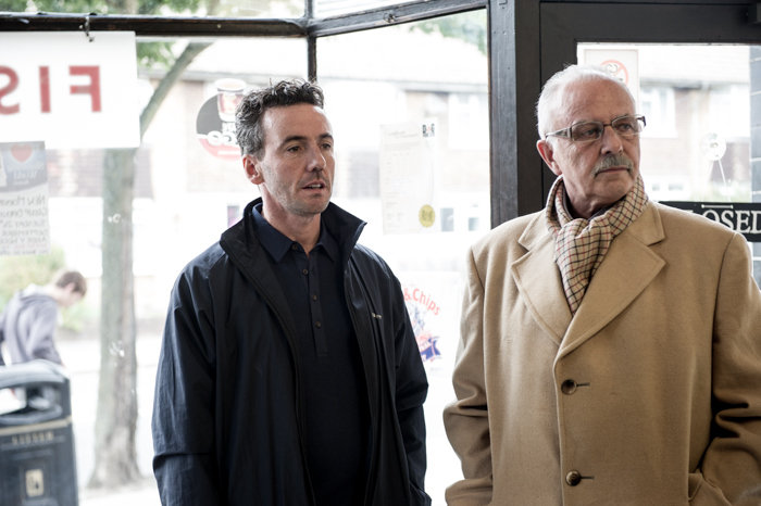 Still of David Essex and Jay Simpson in The Guvnors (2014)