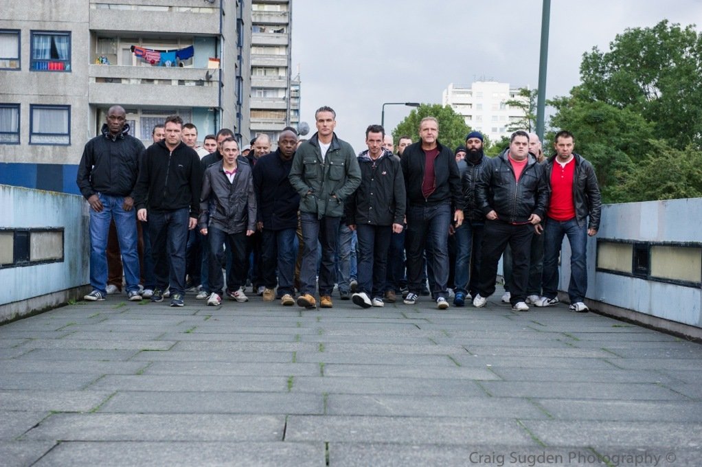 Still of Doug Allen, Vas Blackwood, Tony Denham, Paul Reynolds and Jay Simpson in The Guvnors (2014)