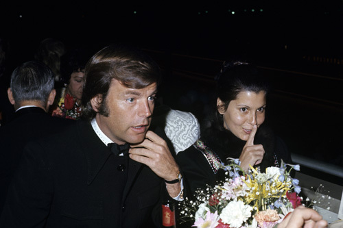 Robert Wagner and Tina Sinatra
