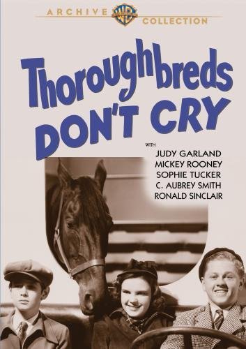 Judy Garland, Mickey Rooney and Ronald Sinclair in Thoroughbreds Don't Cry (1937)