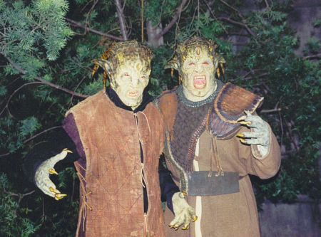 Jake Chambers (left) and Tim Sitarz on the set of Buffy THe Vampire Slayer.