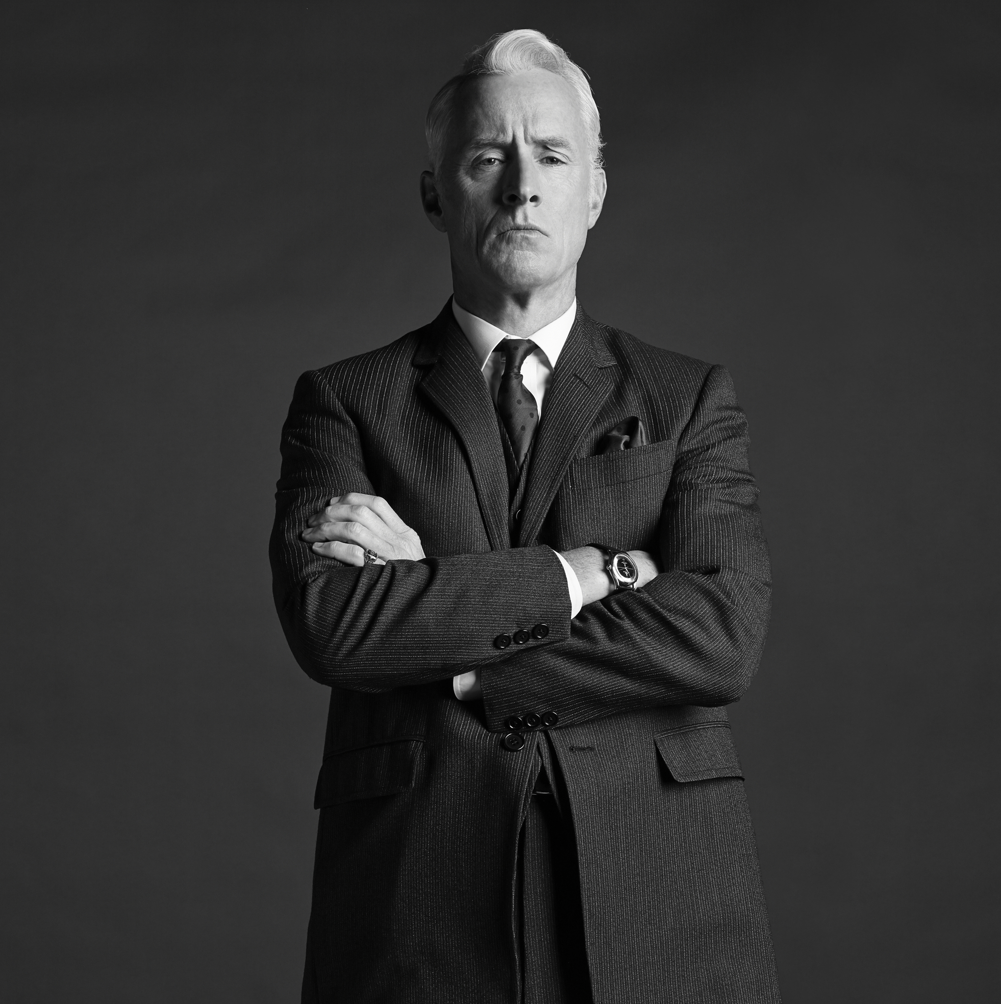 Still of John Slattery in MAD MEN. Reklamos vilkai (2007)