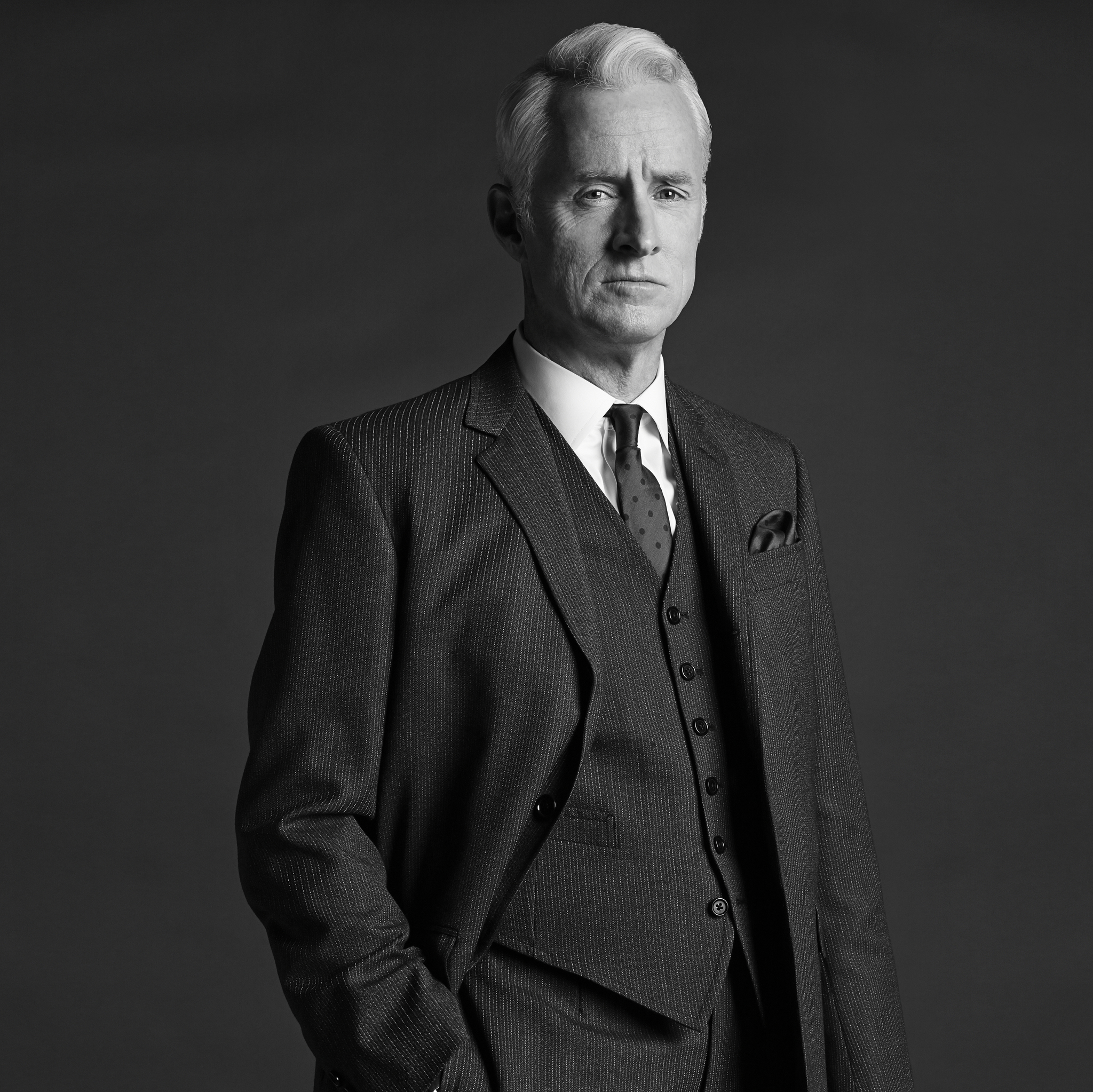 Still of John Slattery in MAD MEN. Reklamos vilkai (2007)