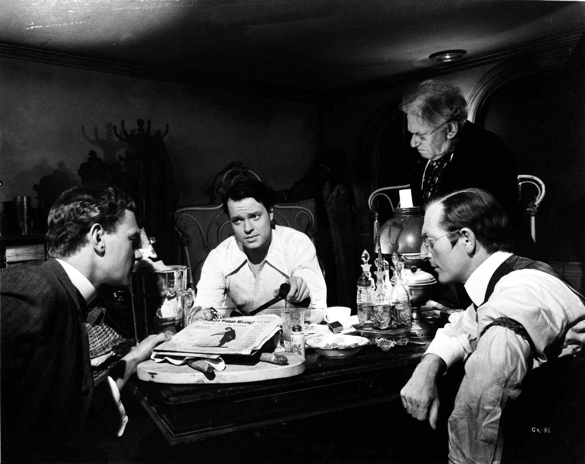 Still of Orson Welles, Joseph Cotten and Everett Sloane in Citizen Kane (1941)