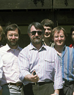 Ed Catmull, Alvy Ray Smith, Rob Cook, John Lasseter, Lucasfilm c1983
