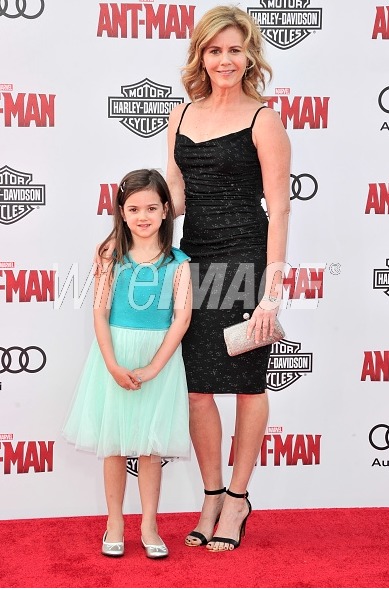 HOLLYWOOD, CA - JUNE 29: Actresses Abby Ryder Fortson and Christie Lynn Smith arrive at the Los Angeles Premiere of Marvel Studios 'Ant-Man' at Dolby Theatre on June 29, 2015 in Hollywood, California.