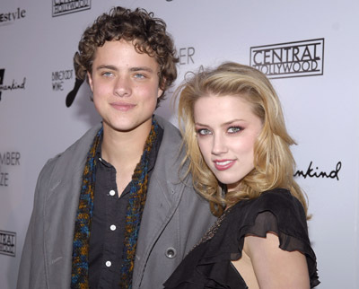 Douglas Smith and Amber Heard at event of The Beautiful Ordinary (2007)