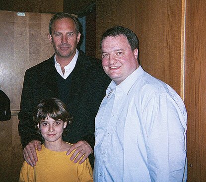 Kevin Costner, Jacob Smith and Stephen Gibbons at the Premiere of 