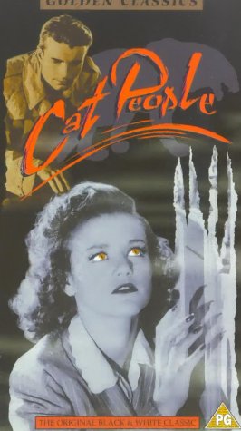 Simone Simon and Kent Smith in Cat People (1942)