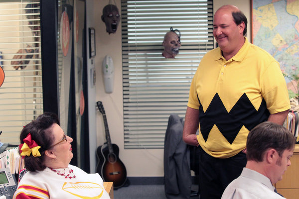Still of Phyllis Smith and Brian Baumgartner in The Office (2005)