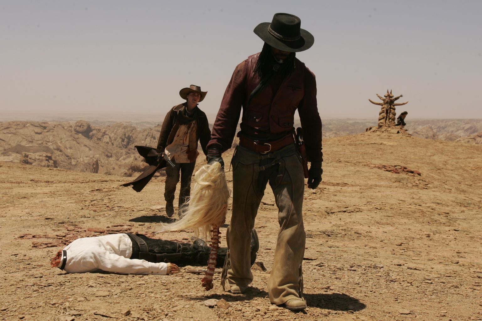 Still of Wesley Snipes and Riley Smith in Gallowwalkers (2012)