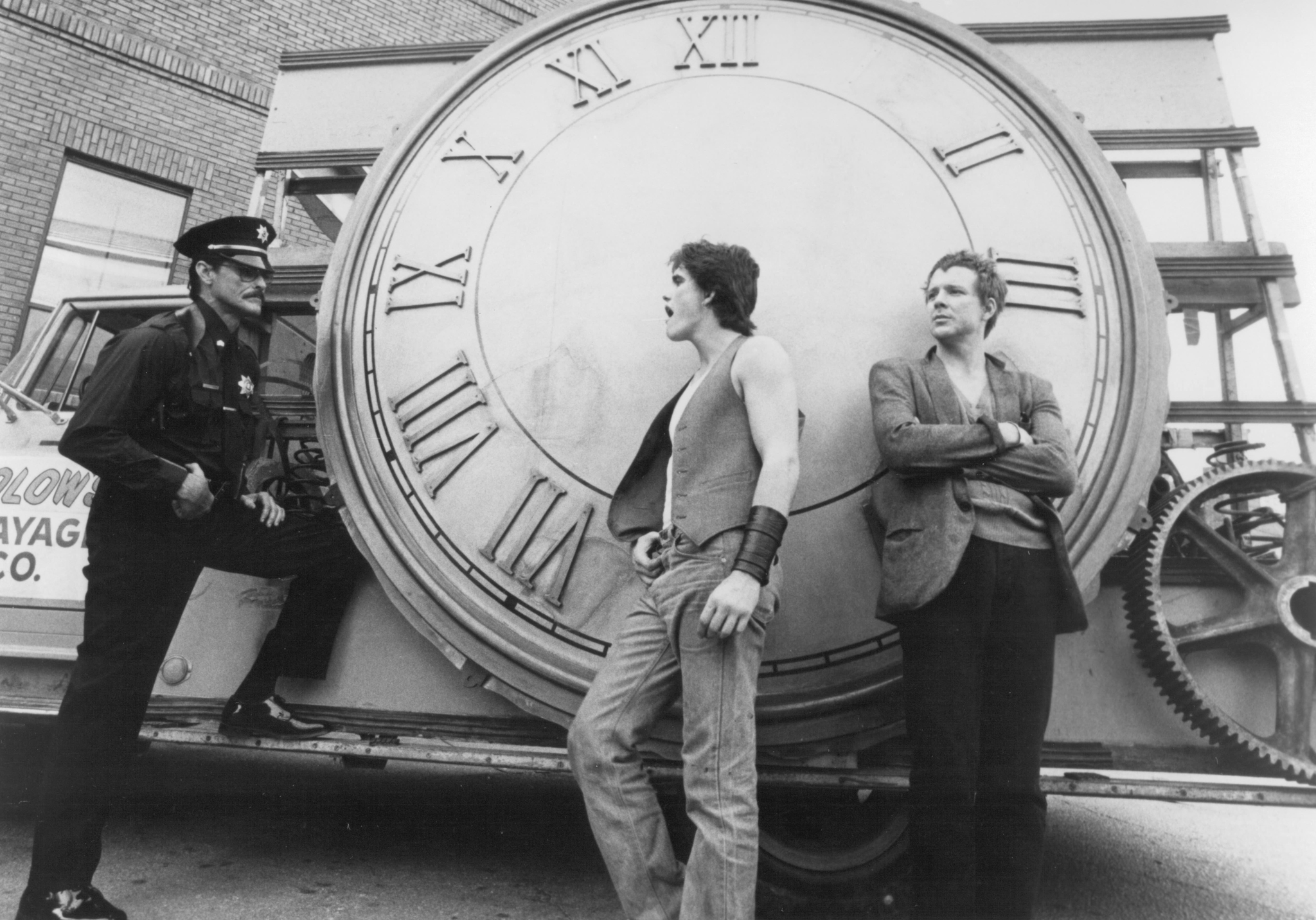 Still of Matt Dillon, Mickey Rourke and William Smith in Rumble Fish (1983)