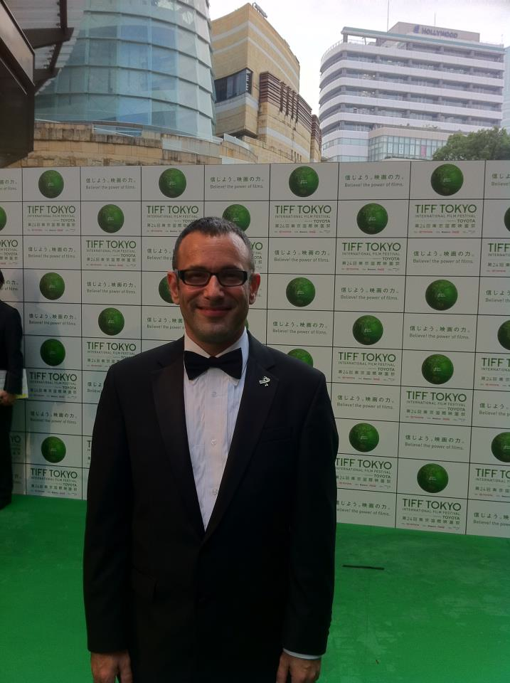 Oct. 2011 - Marc Smolowitz on the Green Carpet at the 24th Tokyo International Film Festival for the international premiere of his award winning documentary The Power Of Two.